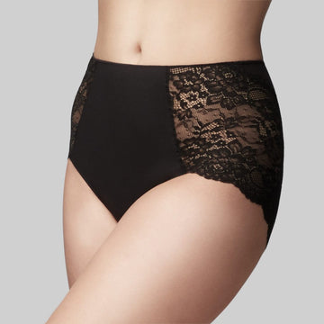 Precision Lace Black Full Brief